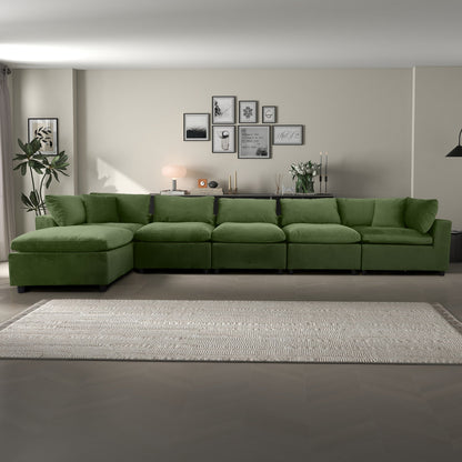 Hayward Olive Sectional Sofa