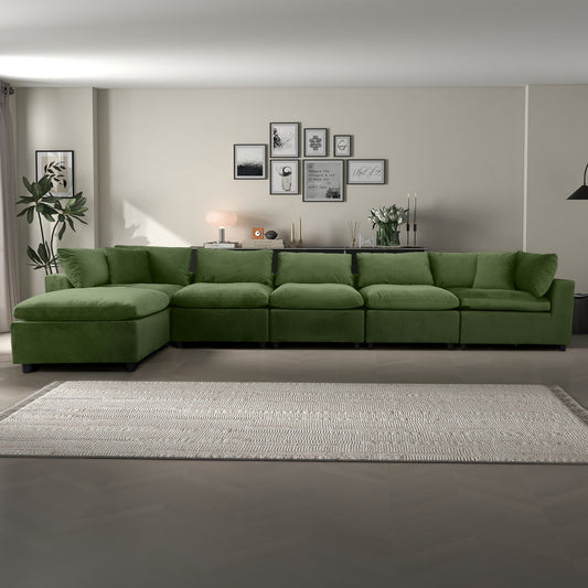 Hayward Olive Sectional Sofa
